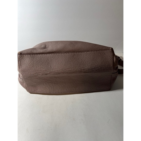 Taupe Leather Shoulder Bag - Picture 3 of 10